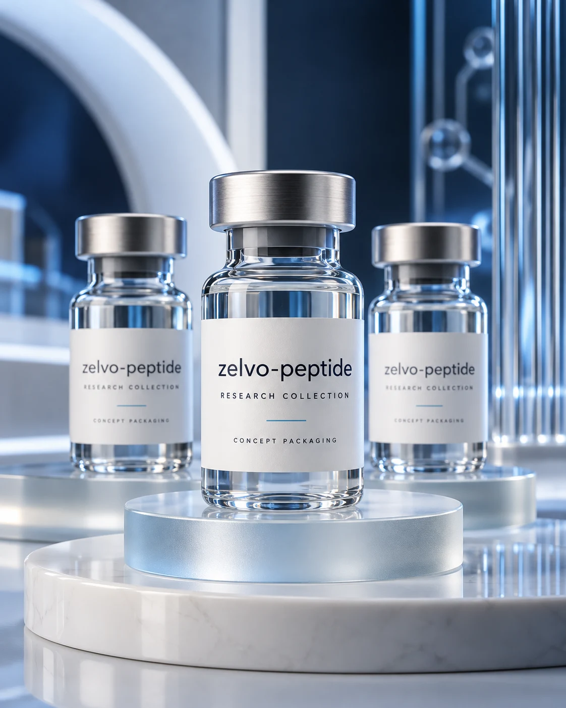 zelvo-peptide concept packaging